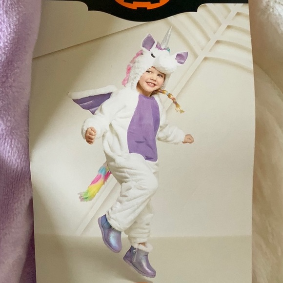 NWT fuzzy Unicorn onesie - Picture 1 of 4